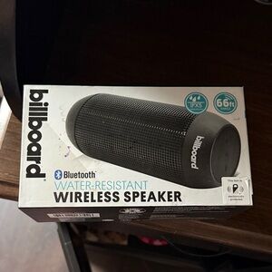 Billboard Black Water-Resistant Wireless Speaker